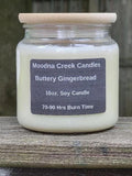 Buttery Gingerbread Soy Candle – Warm Spiced Holiday Scent – Sweet Ginger & Vanilla Aroma