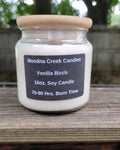 Vanilla Birch Candle – Warm Woodsy Soy Candle – Cozy Rustic Scent – Gift for Him or Her