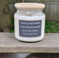 Cedar Leaf & Lavender Candle – Calming Herbal Soy Candle – Fresh Woodsy Aromatherapy Scent