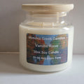 Rose Vanilla Scented Soy Candle – Handmade 16oz Soy Candle