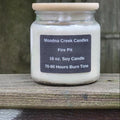 Fire Pit Candle – Smoky Wood & Ember Soy Candle – Cozy Campfire Fragrance