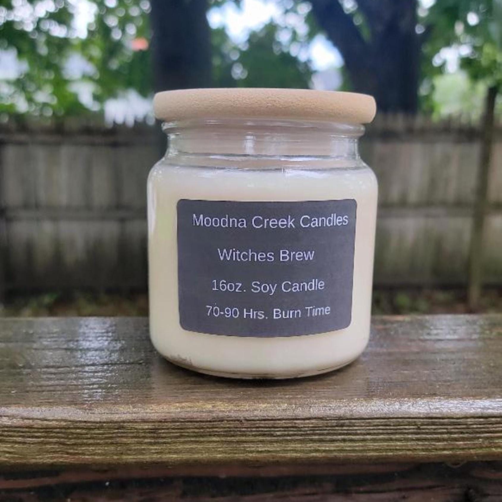 Witches Brew Soy Candle – Cinnamon, Amber & Guaiac Wood Scent – Scary Fall Home Aroma