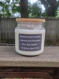 Jasmine and Pineapple Candle – Fruity Floral Soy Candle – Tropical Sweet Scent – Calming Home Fragrance